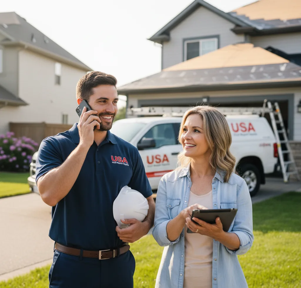 USA Roof Repair Experts customer support in Amherst